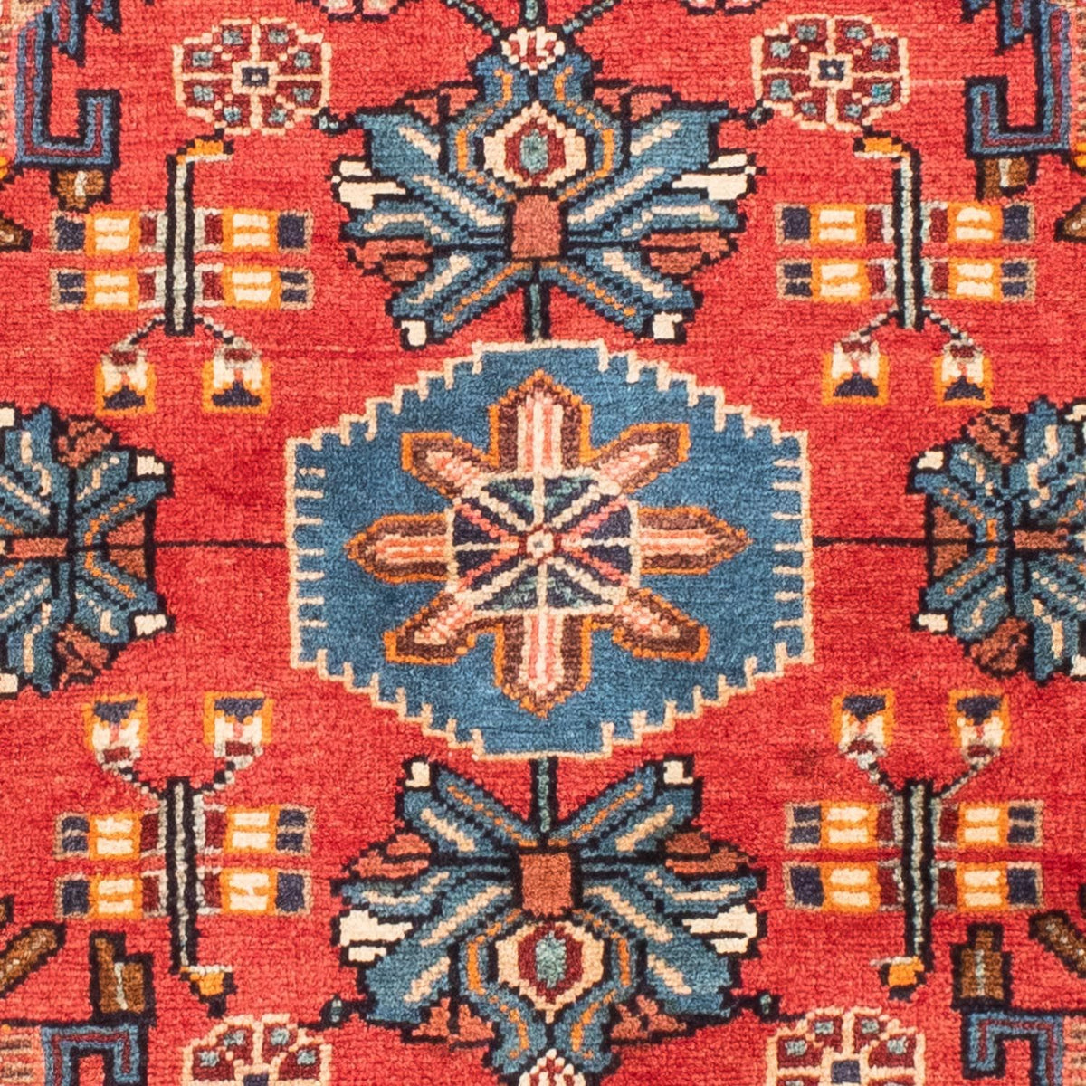 Persisk tæppe - Nomadisk - 180 x 123 cm - lysrød