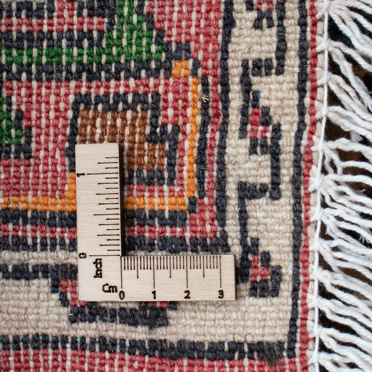 Persisk tæppe - Nomadisk - 130 x 92 cm - lysrød