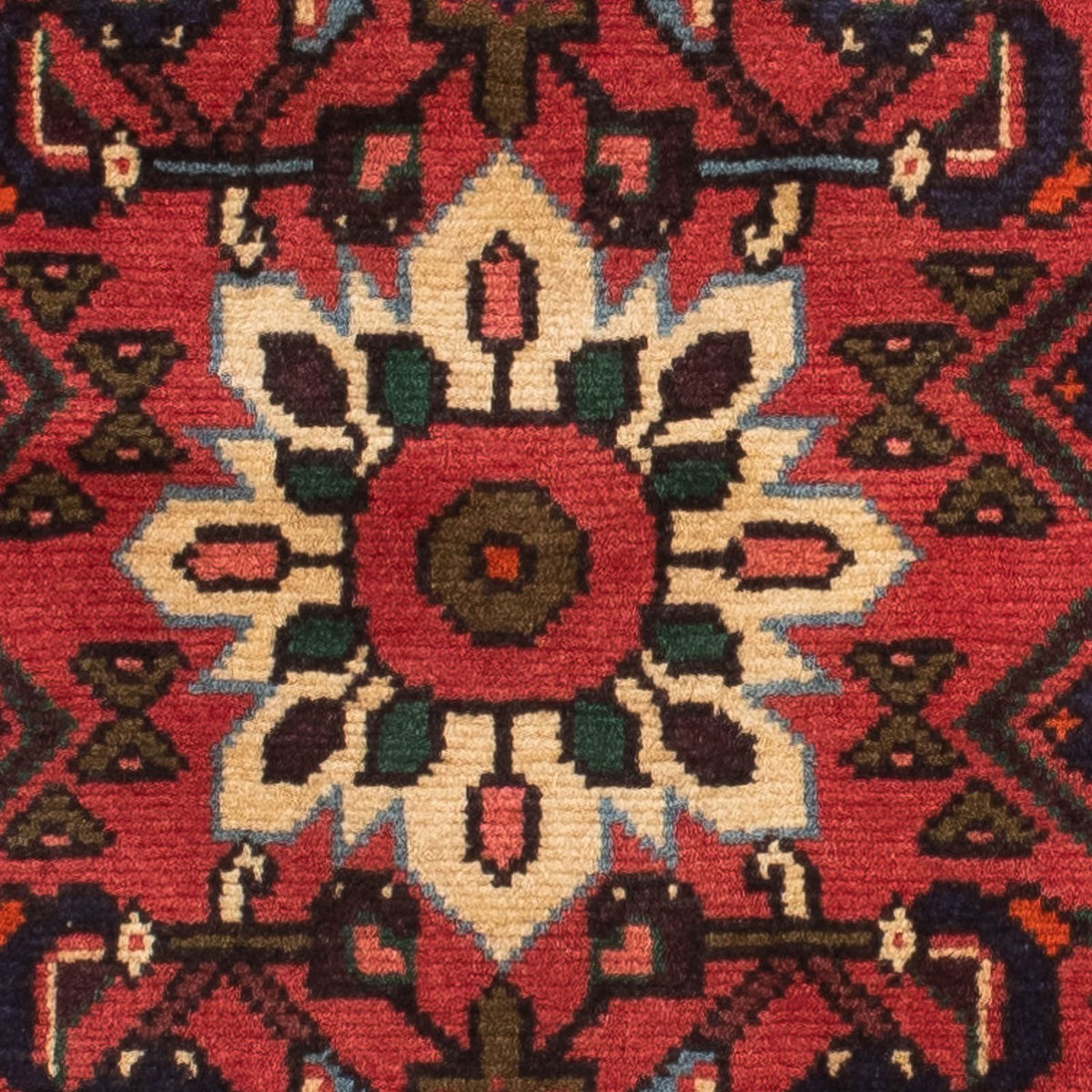 Løber Persisk tæppe - Nomadisk - 195 x 72 cm - mørkerød