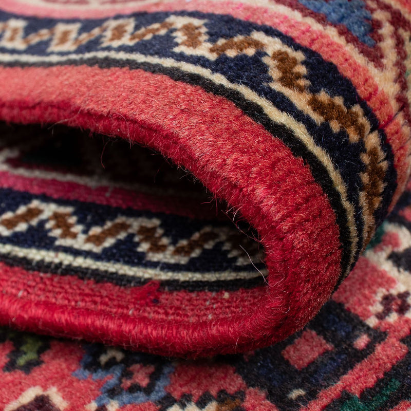 Løber Persisk tæppe - Nomadisk - 193 x 65 cm - mørkerød