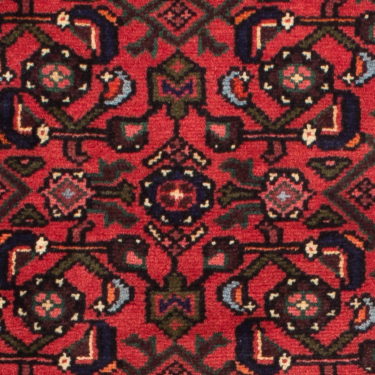 Løber Persisk tæppe - Nomadisk - 195 x 75 cm - mørkerød
