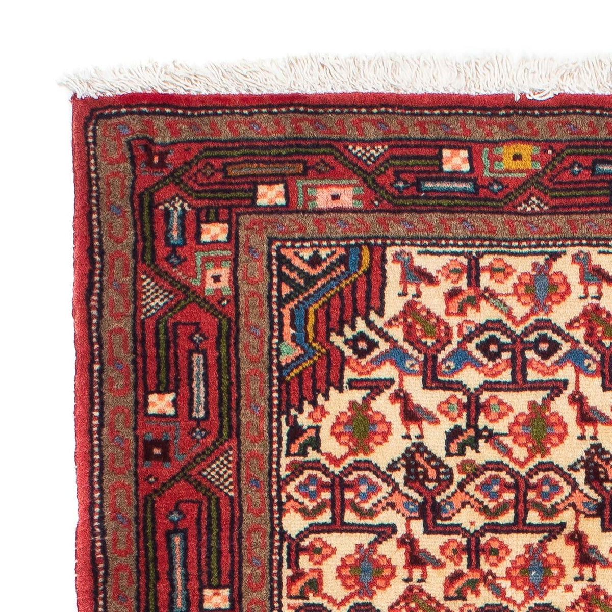 Løber Persisk tæppe - Nomadisk - 195 x 82 cm - lysrød