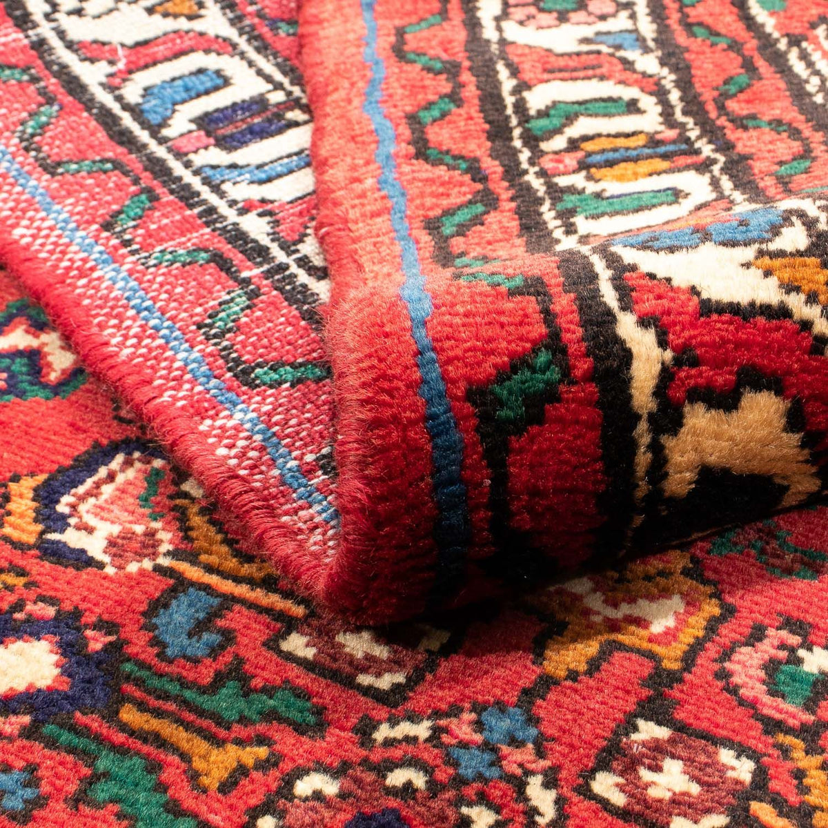 Persisk tæppe - Nomadisk - 160 x 108 cm - rød