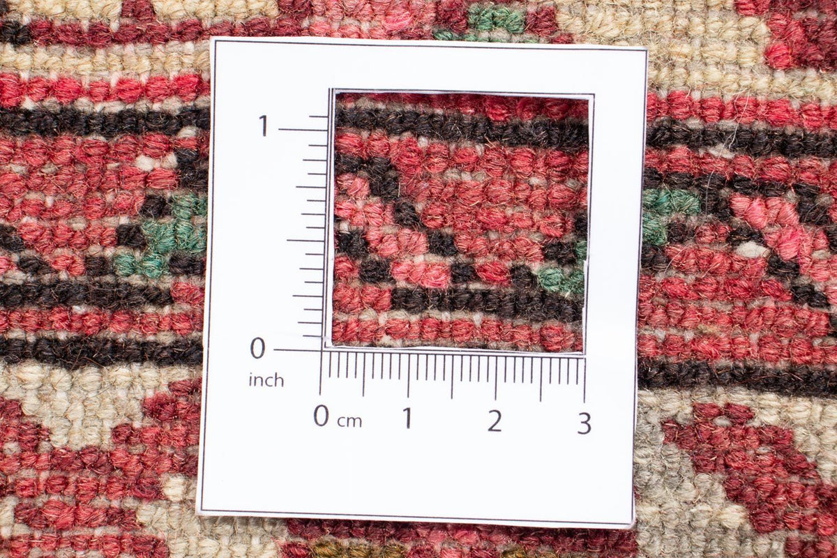 Persisk tæppe - Nomadisk - 135 x 110 cm - lysrød