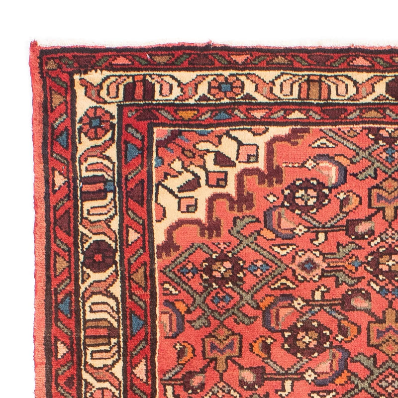 Persisk tæppe - Nomadisk - 150 x 110 cm - lysrød