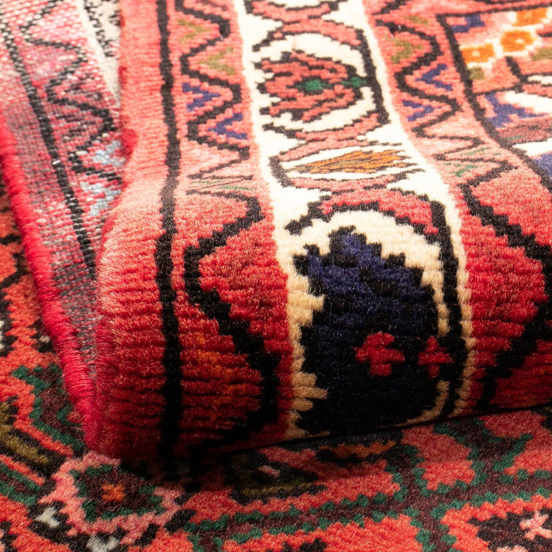 Persisk tæppe - Nomadisk - 152 x 103 cm - mørkerød