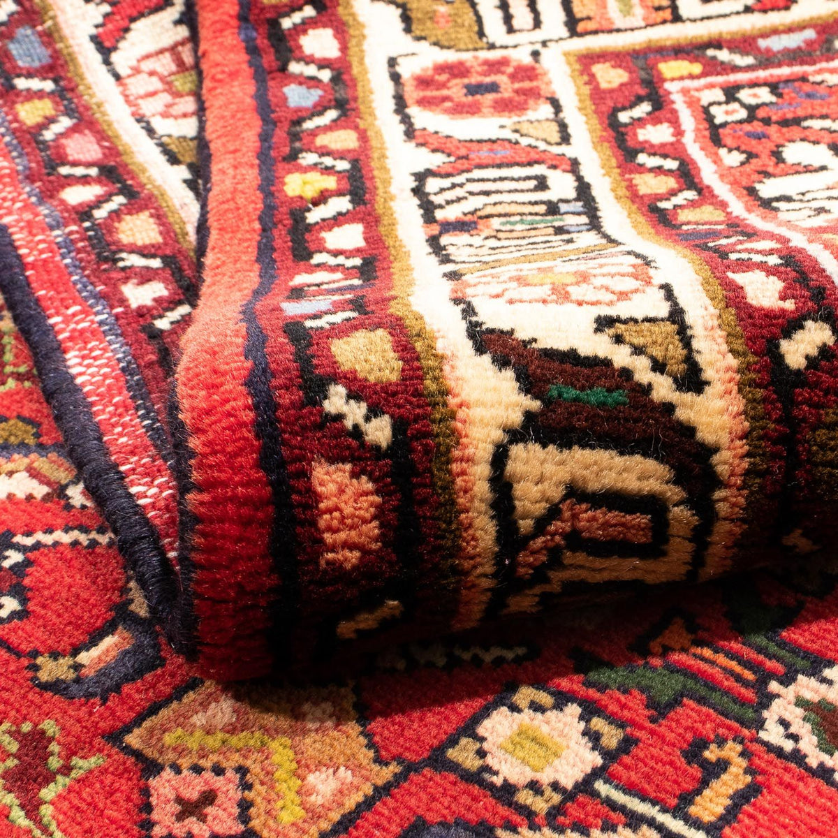 Persisk tæppe - Nomadisk - 144 x 105 cm - rød