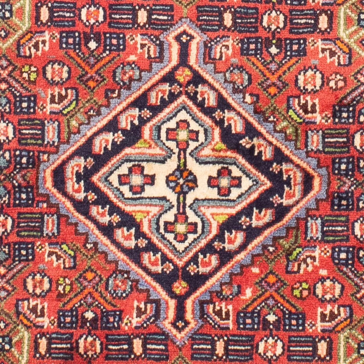 Persisk tæppe - Nomadisk - 146 x 105 cm - rød