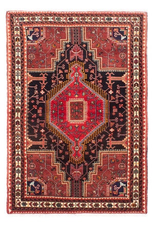 Persisk tæppe - Nomadisk - 162 x 110 cm - mørkeblå