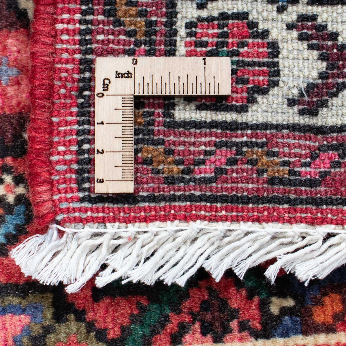 Løber Persisk tæppe - Nomadisk - 203 x 70 cm - mørkerød