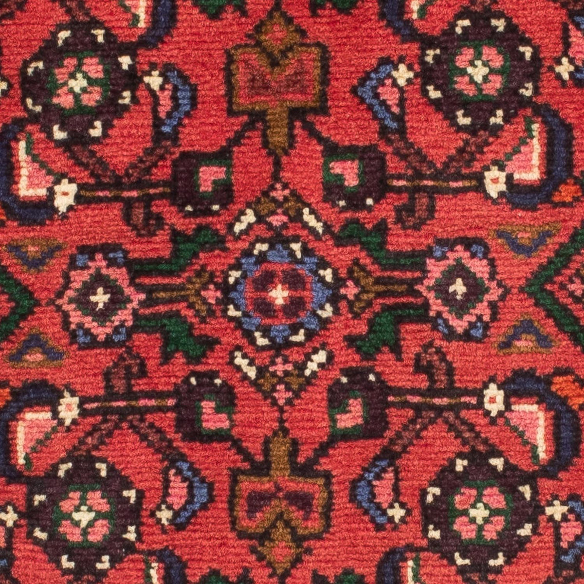 Løber Persisk tæppe - Nomadisk - 195 x 68 cm - mørkerød
