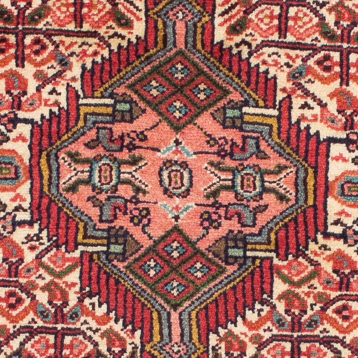 Løber Persisk tæppe - Nomadisk - 195 x 76 cm - mørkerød