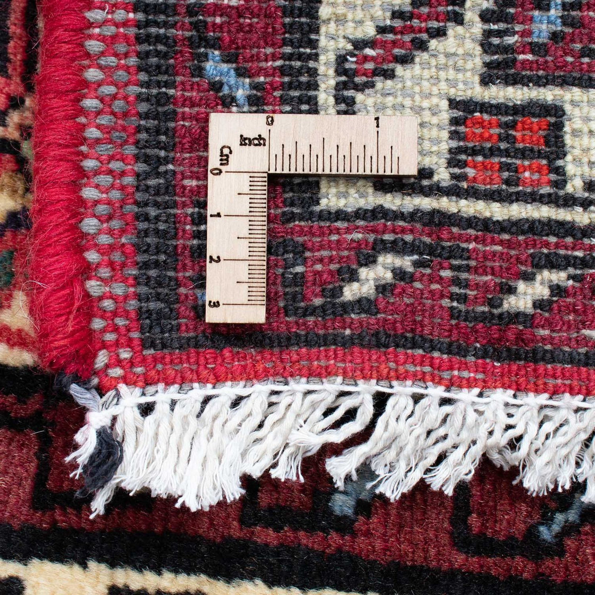 Løber Persisk tæppe - Nomadisk - 200 x 78 cm - mørkerød