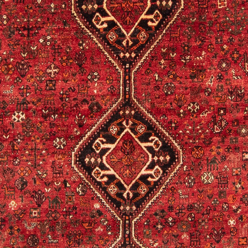 Persisk tæppe - Nomadisk - 320 x 230 cm - mørkerød