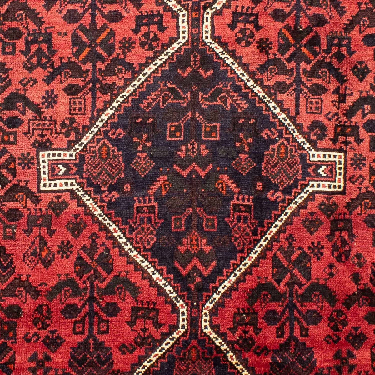 Persisk tæppe - Nomadisk - 300 x 207 cm - rød