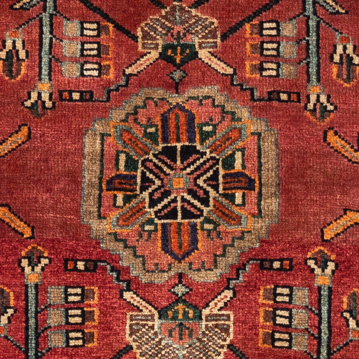 Persisk tæppe - Nomadisk - 142 x 90 cm - rød