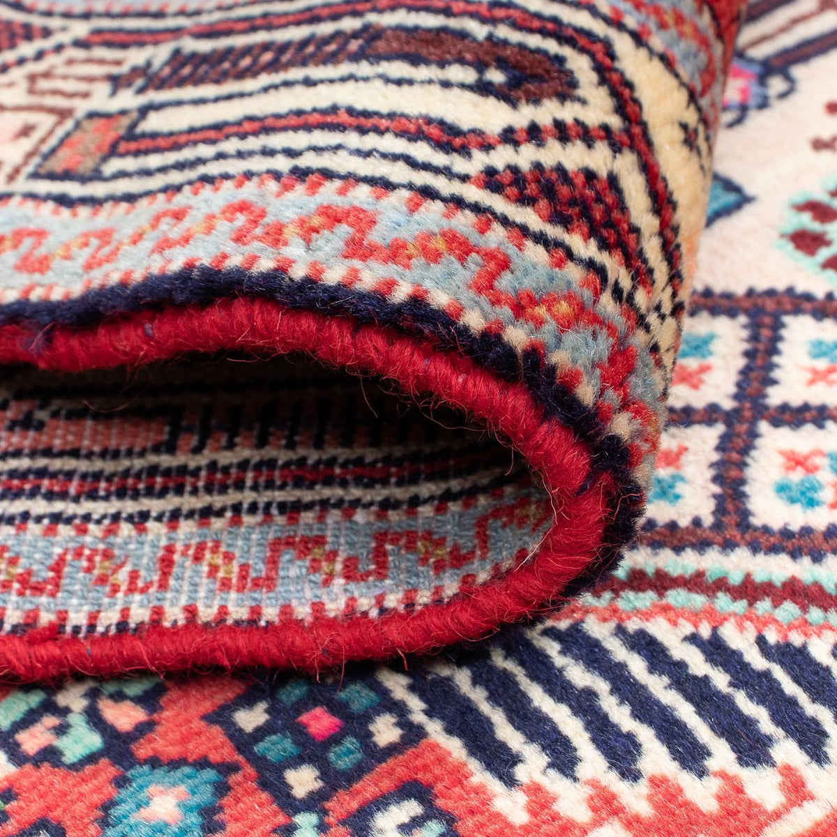 Løber Persisk tæppe - Nomadisk - 190 x 78 cm - lysrød