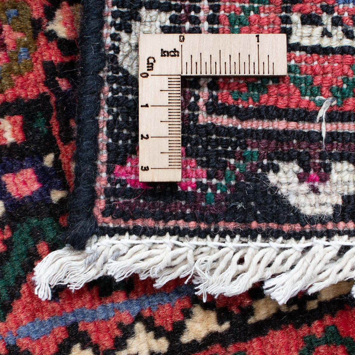 Løber Persisk tæppe - Nomadisk - 187 x 65 cm - mørkerød