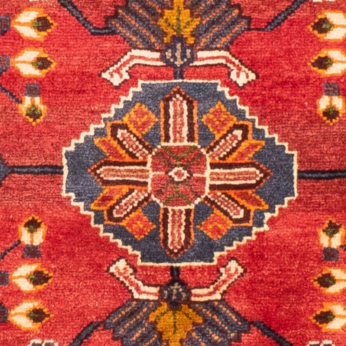 Persisk tæppe - Nomadisk - 205 x 142 cm - rød
