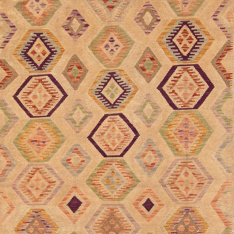 Kelim Carpet - Splash - 290 x 200 cm - lys brun