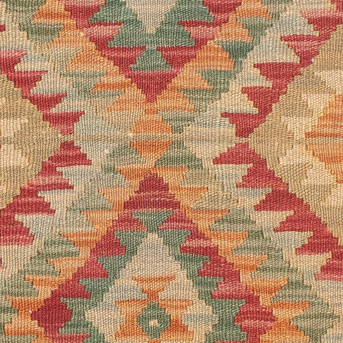 Løber Kelim Carpet - Splash - 194 x 63 cm - flerfarvet