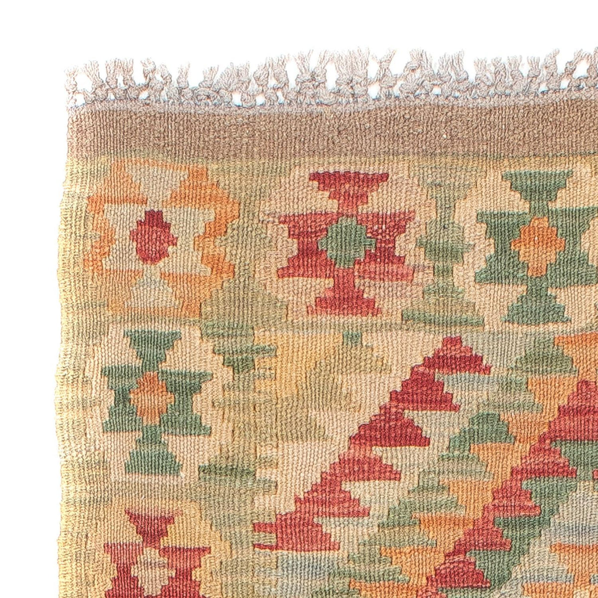 Løber Kelim Carpet - Splash - 194 x 63 cm - flerfarvet