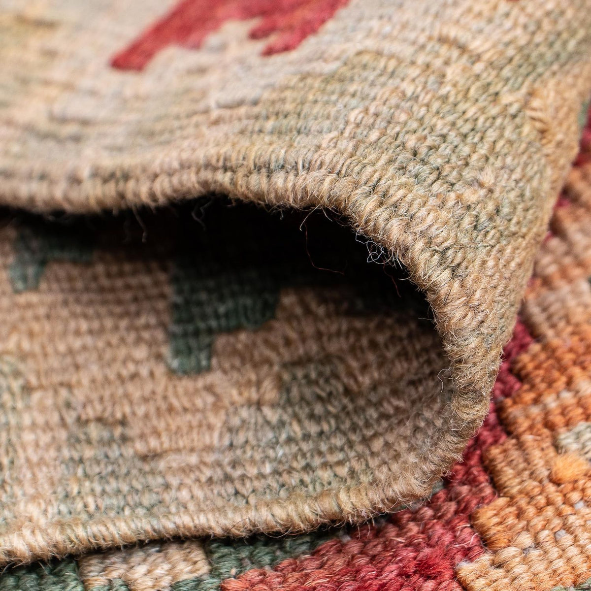 Løber Kelim Carpet - Splash - 194 x 63 cm - flerfarvet