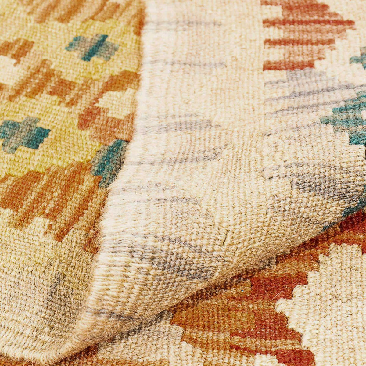 Kelim Carpet - Splash - 299 x 203 cm - flerfarvet