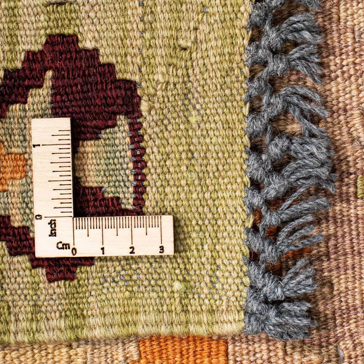 Løber Kelim-tæppe - orientalsk - 200 x 69 cm - beige