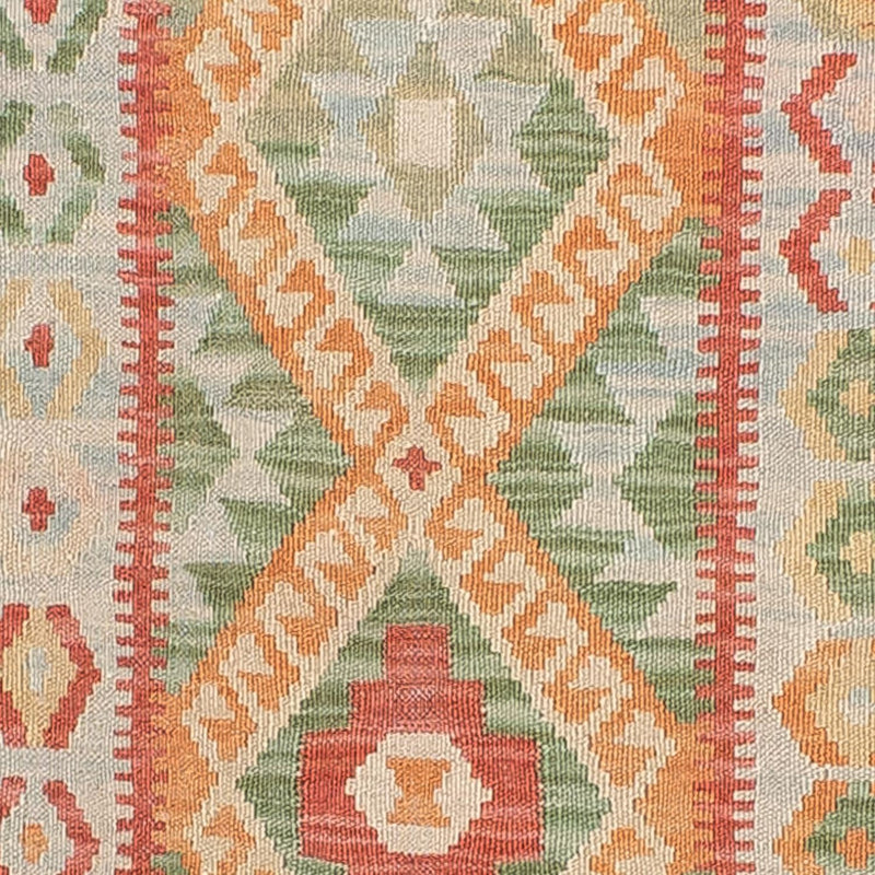 Løber Kelim Carpet - Splash - 287 x 83 cm - flerfarvet