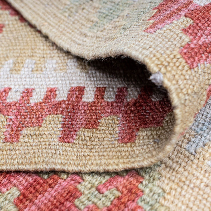 Løber Kelim Carpet - Splash - 287 x 83 cm - flerfarvet