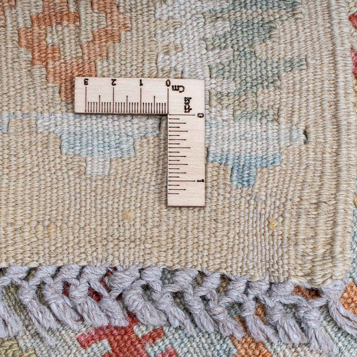 Løber Kelim Carpet - Splash - 287 x 83 cm - flerfarvet