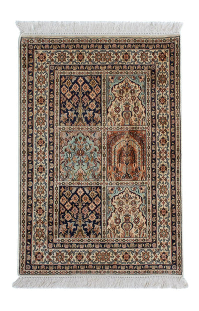 Kashmirsilke Tæppe 63x93cm - Orientalsk tæppe