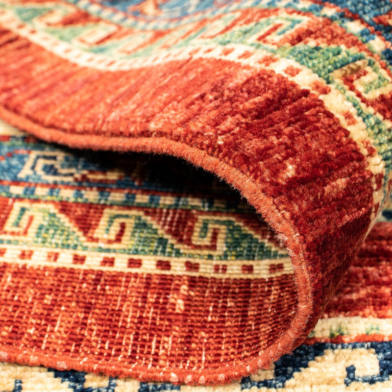 Persisk tæppe - Nomadisk - 411 x 307 cm - mørkerød