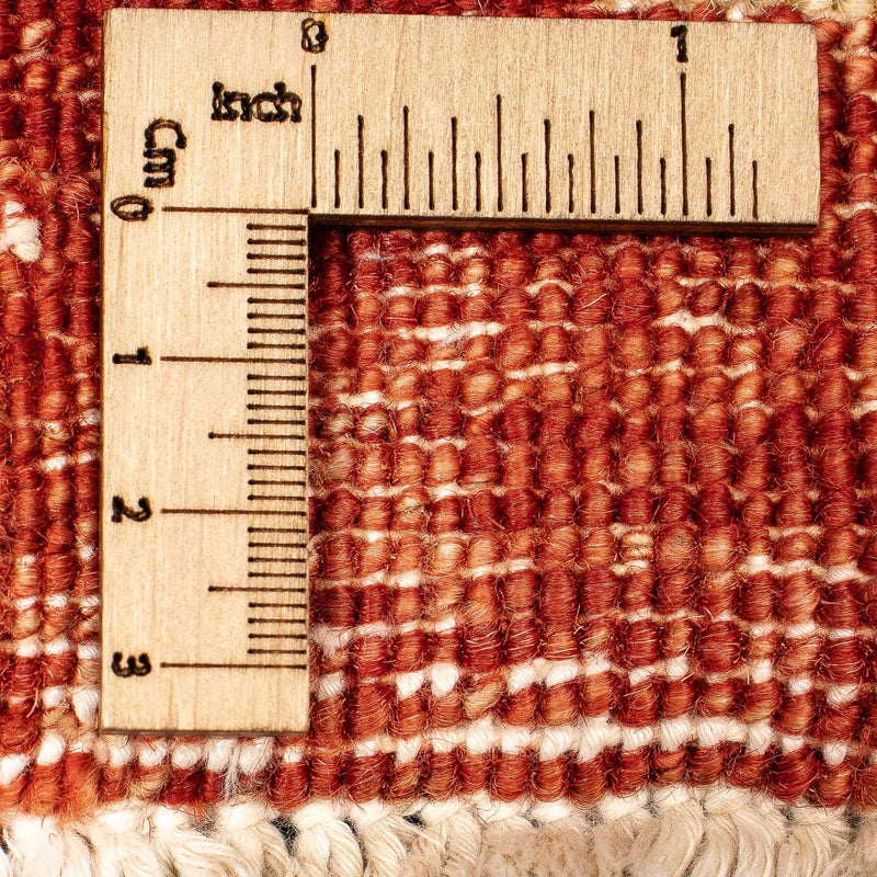 Persisk tæppe - Nomadisk - 411 x 307 cm - mørkerød