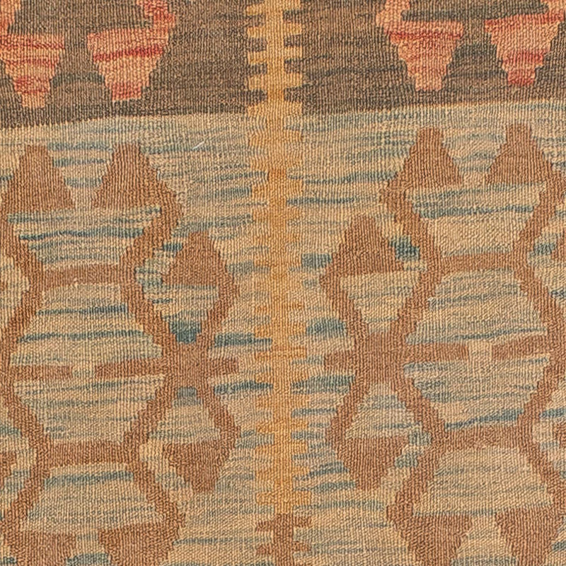 Løber Kelim Carpet - Splash - 395 x 72 cm - flerfarvet