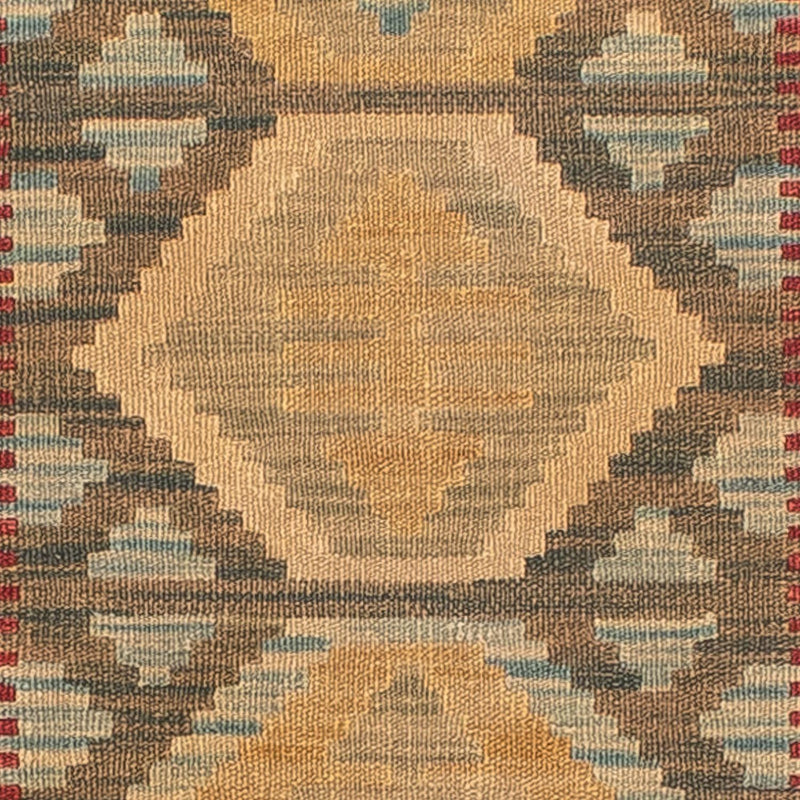 Løber Kelim Carpet - Splash - 295 x 76 cm - flerfarvet