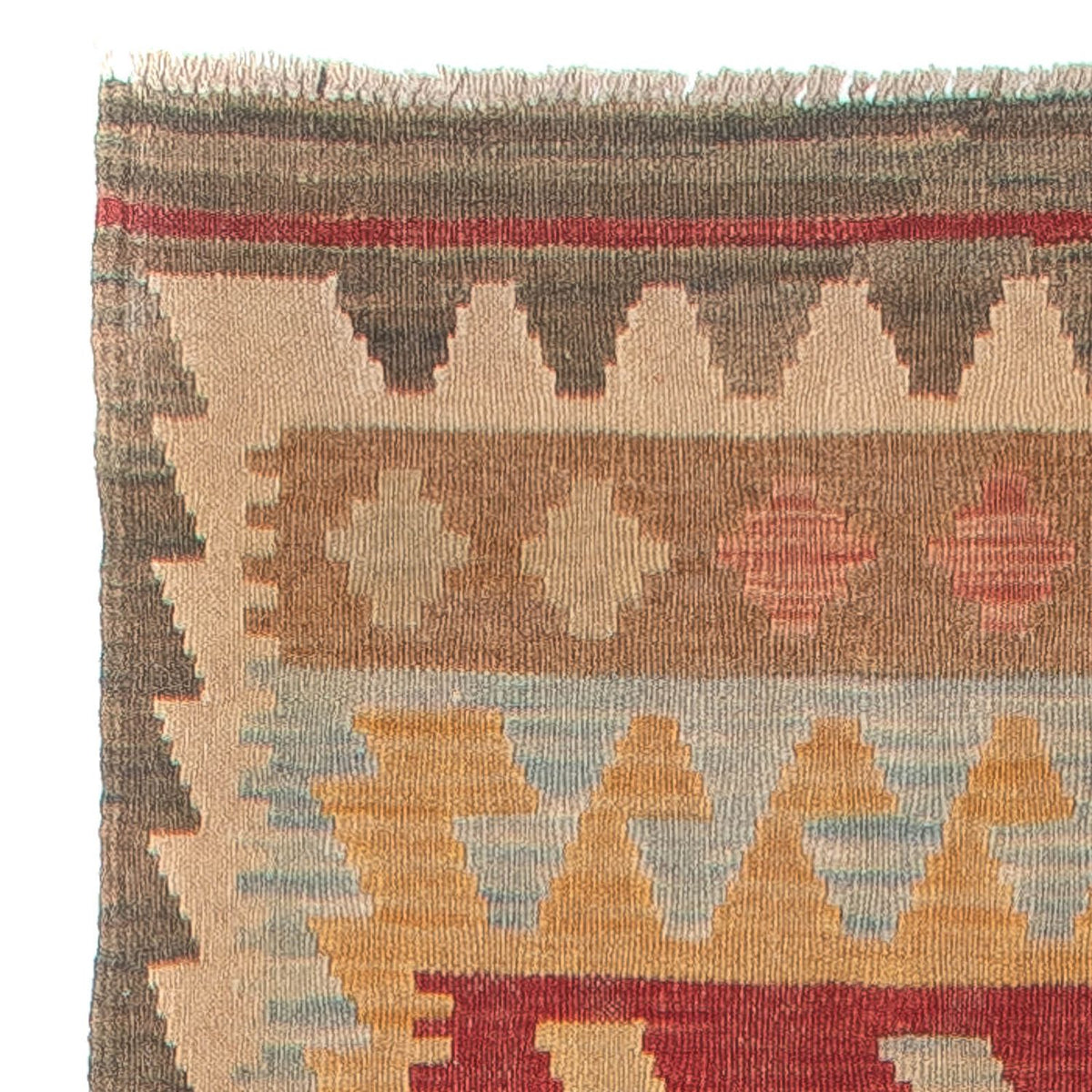 Løber Kelim Carpet - Splash - 392 x 73 cm - flerfarvet