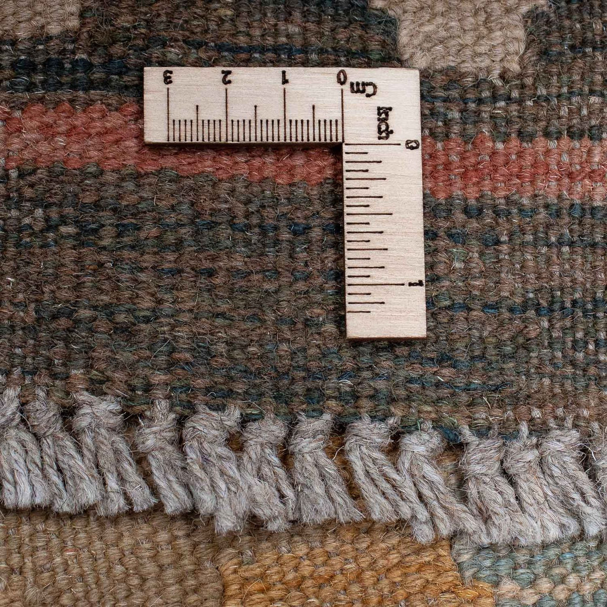 Løber Kelim Carpet - Splash - 392 x 73 cm - flerfarvet