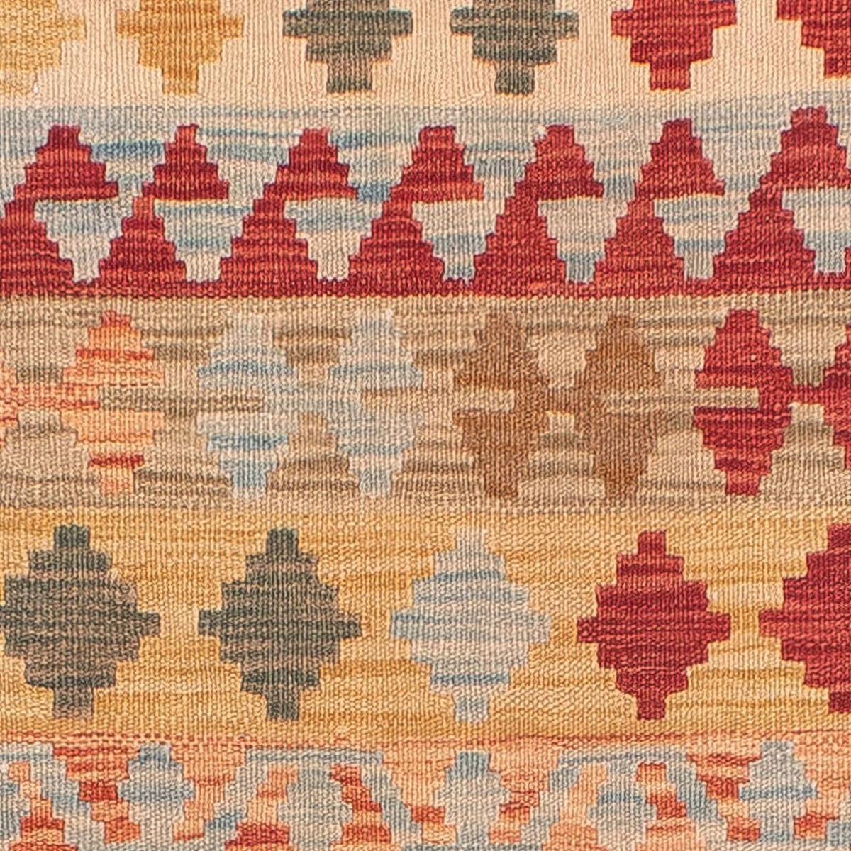 Løber Kelim Carpet - Splash - 396 x 69 cm - flerfarvet