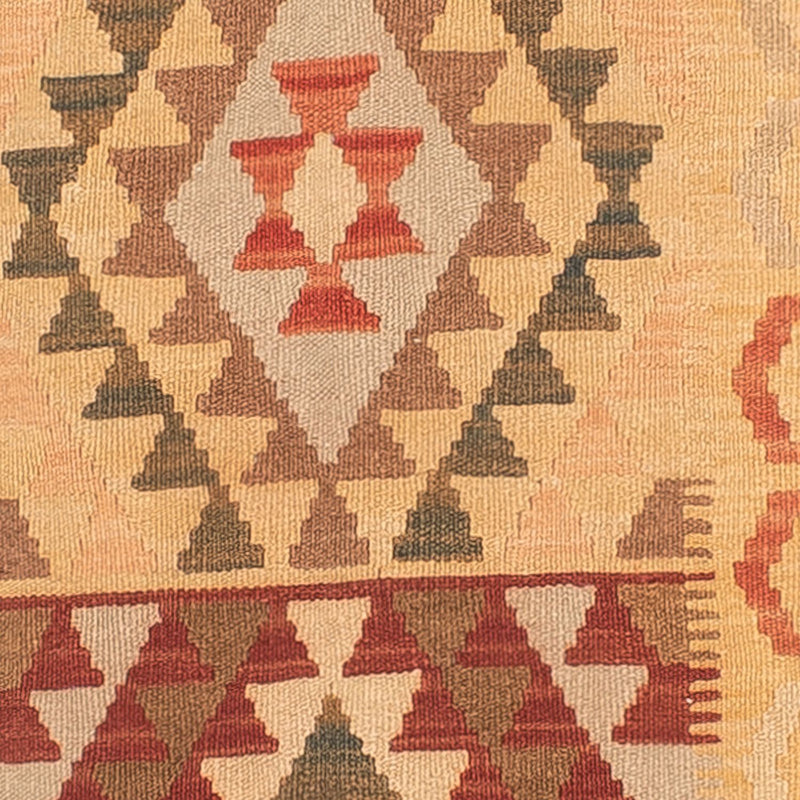 Løber Kelim Carpet - Splash - 314 x 86 cm - flerfarvet