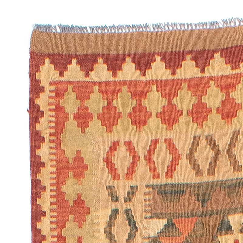 Løber Kelim Carpet - Splash - 314 x 86 cm - flerfarvet