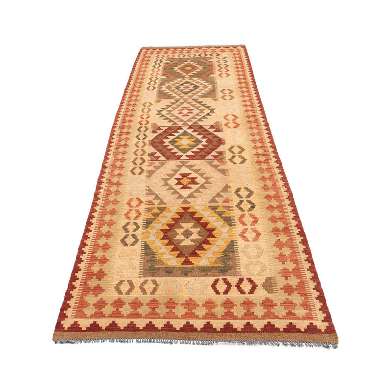 Løber Kelim Carpet - Splash - 314 x 86 cm - flerfarvet