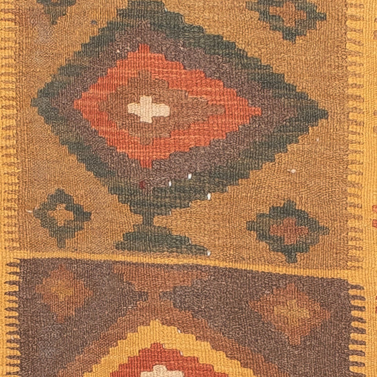 Løber Kelim Carpet - Splash - 297 x 79 cm - flerfarvet