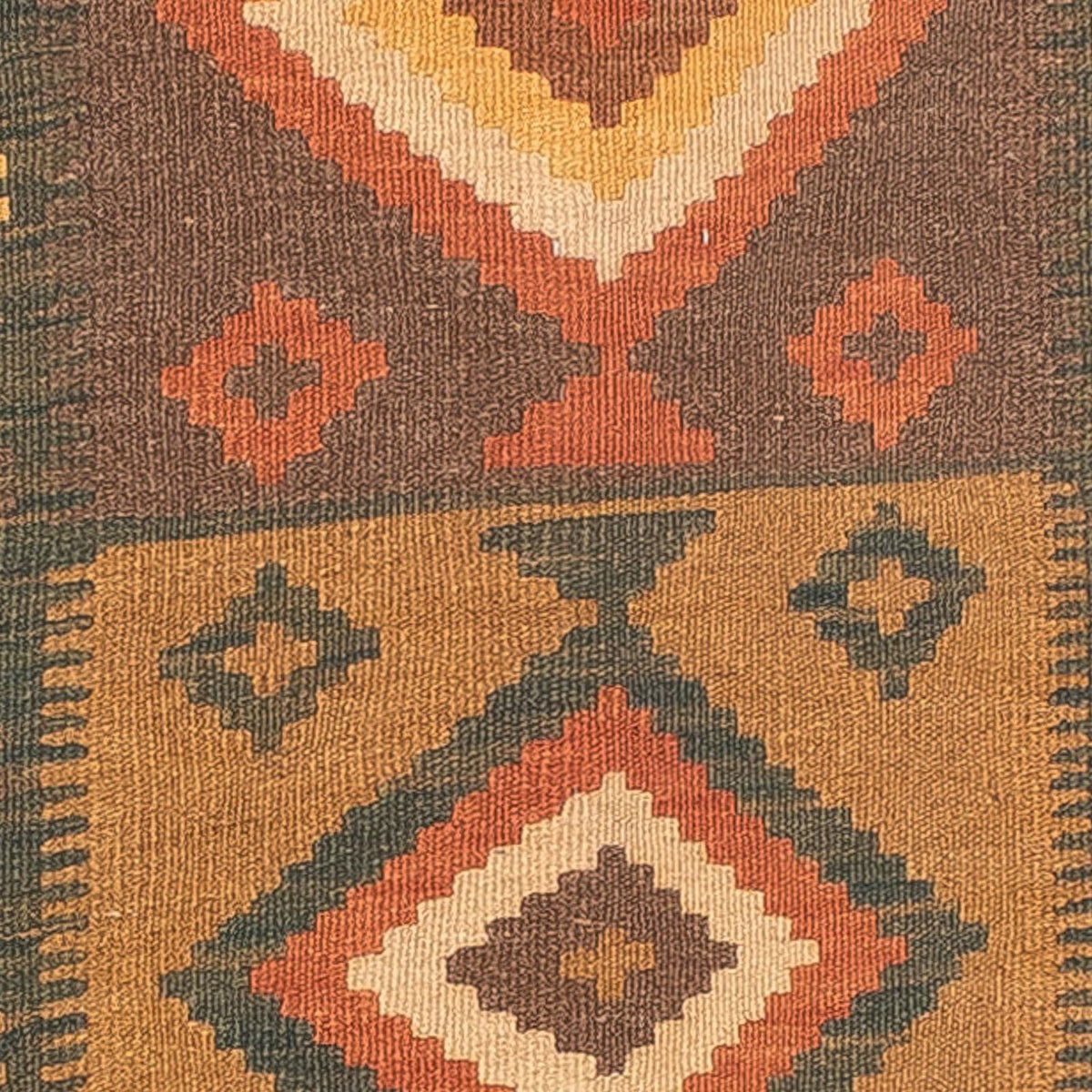 Løber Kelim Carpet - Splash - 297 x 82 cm - flerfarvet