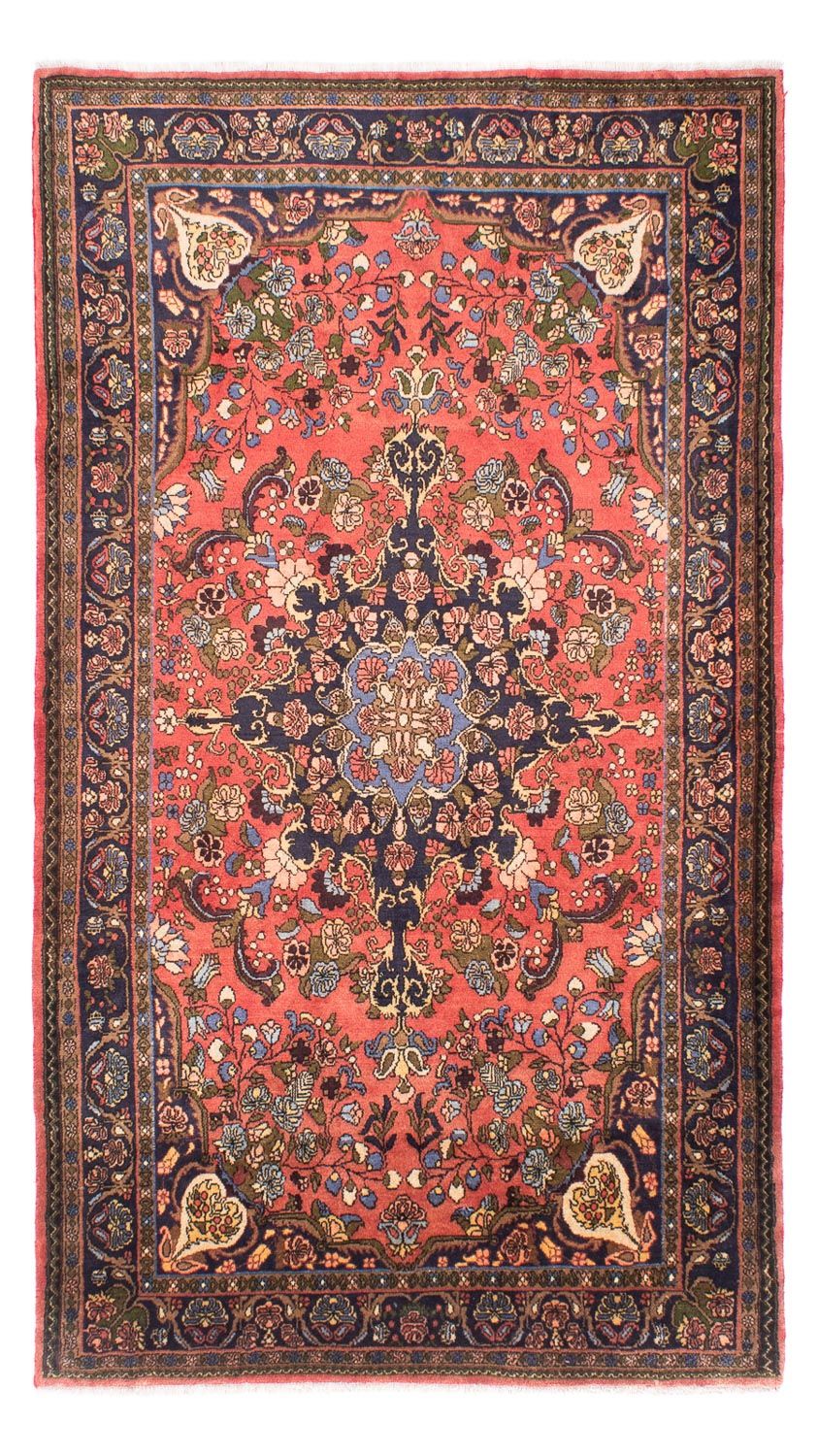 Persisk tæppe - Nomadisk - 255 x 154 cm - lysrød