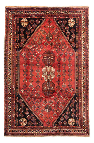 Persisk tæppe - Nomadisk - 323 x 235 cm - mørkerød