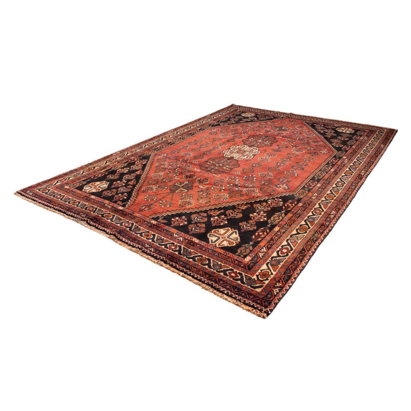 Persisk tæppe - Nomadisk - 323 x 235 cm - mørkerød