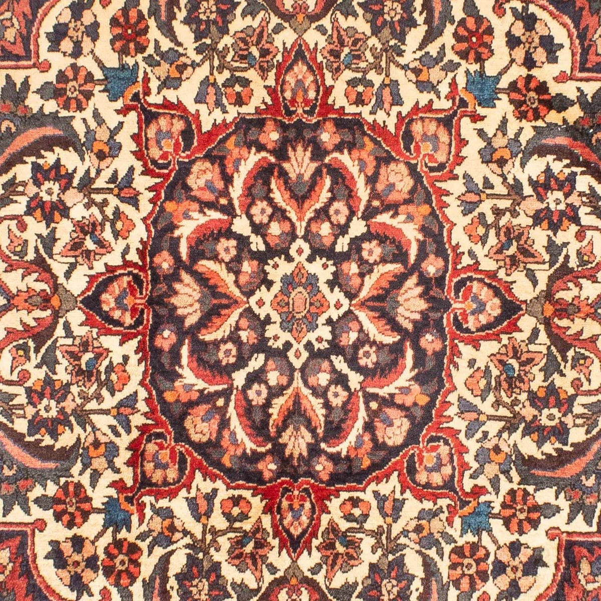 Persisk tæppe - Nomadisk - 313 x 204 cm - lysrød