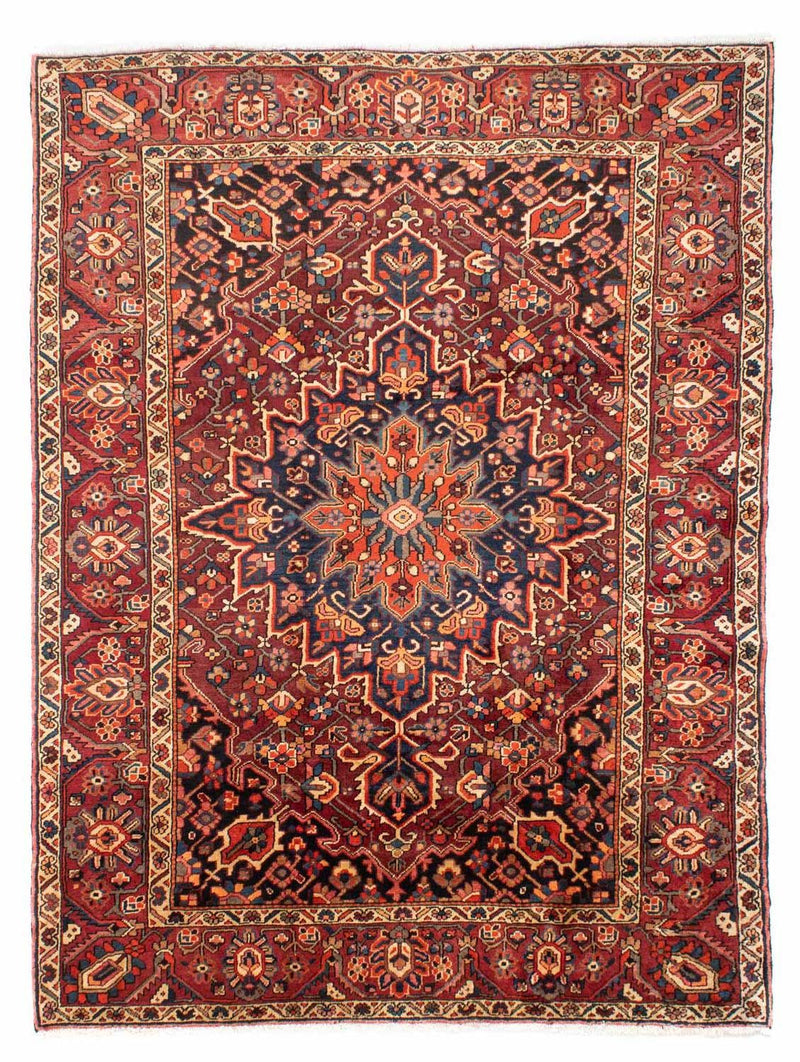 Persisk tæppe - Nomadisk - 279 x 230 cm - lysrød